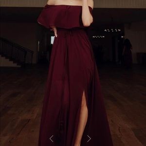 Victoria Off Shoulder Maxi Dress Size Medium